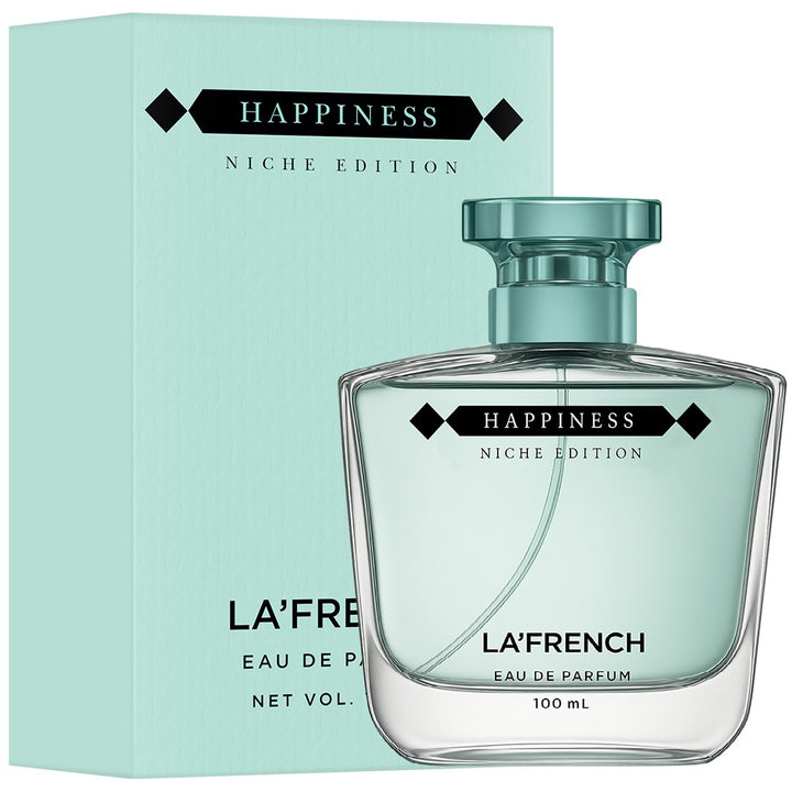 Happiness Perfume for Men & Women 100ml | Long Lasting Fresh Fruity Floral Fragrance | Premium Unisex Eau De Parfum | Uplifting & Joyful Scent