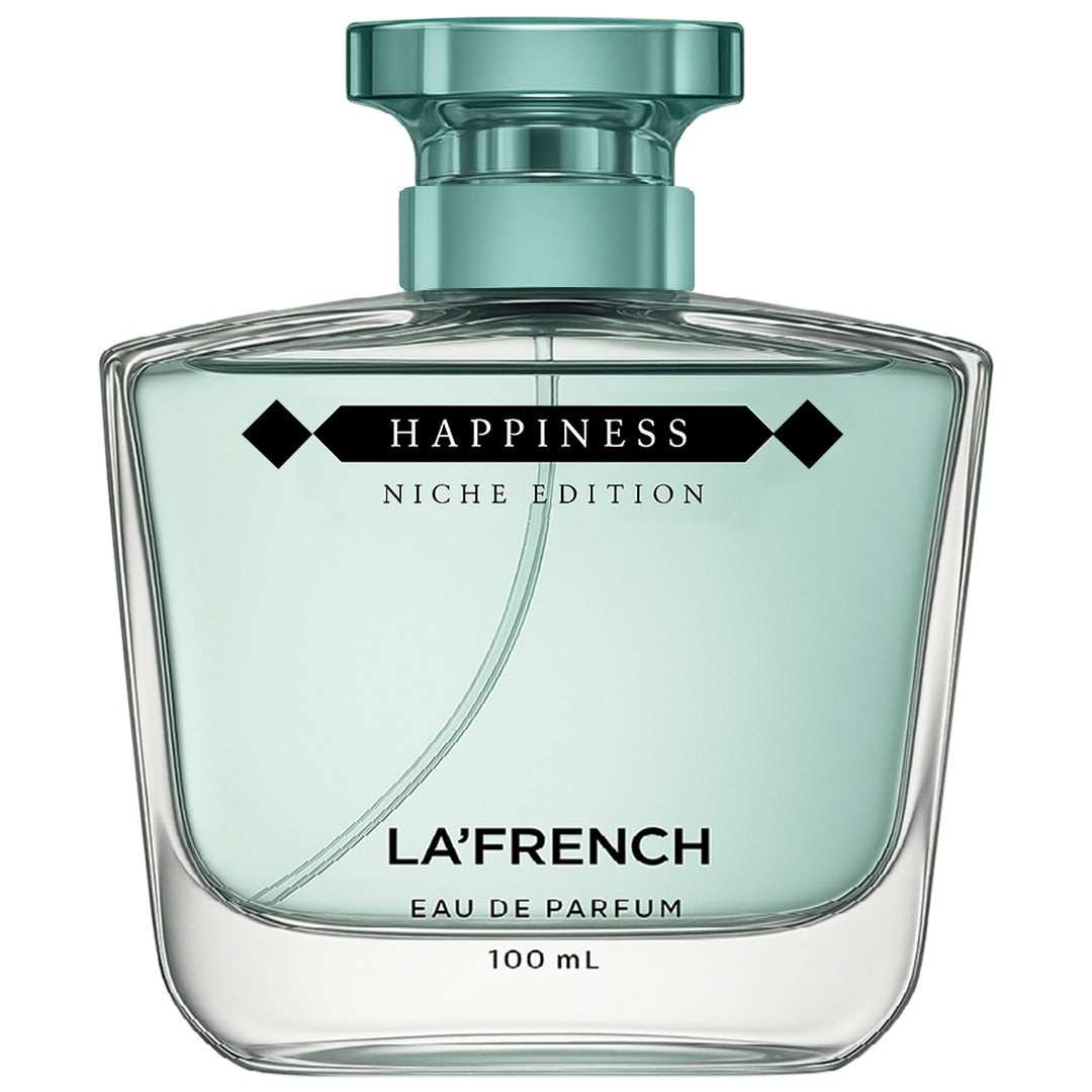 Happiness Perfume for Men & Women 100ml | Long Lasting Fresh Fruity Floral Fragrance | Premium Unisex Eau De Parfum | Uplifting & Joyful Scent