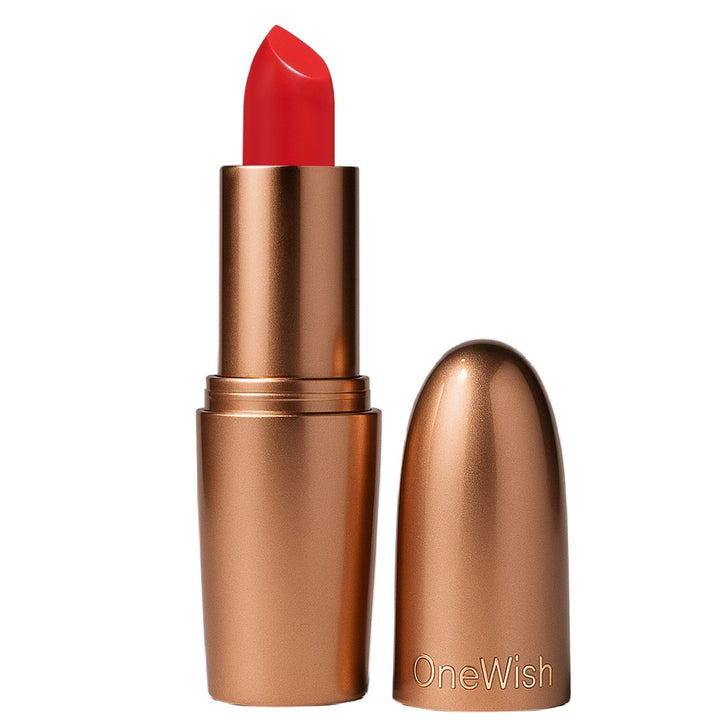 Creamy Matte Lipstick Crimzone 3.8g (Shade 26) – Long-Lasting, Full Coverage Deep Red Matte Lipstick
