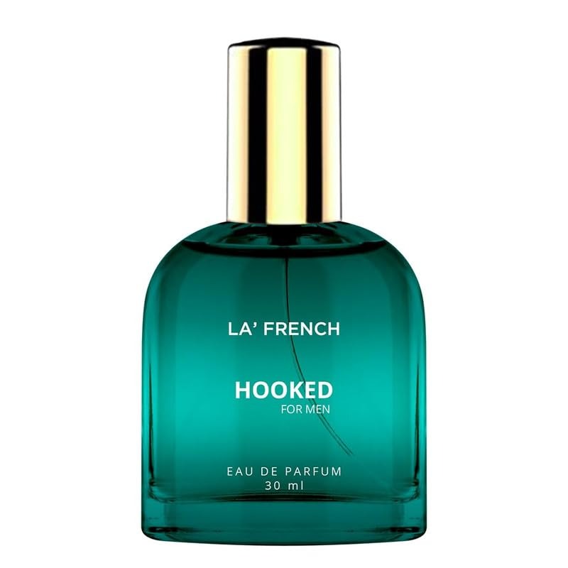 Hooked Perfume for Men 30ml | Long Lasting Fresh Spicy Woody Fragrance | Premium Eau De Parfum | Addictive & Confident Daily Wear Scent