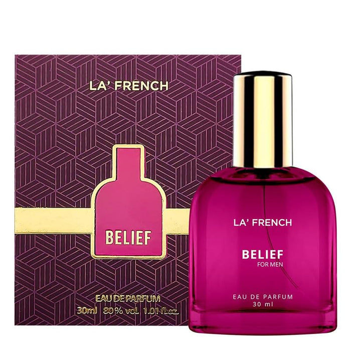 Belief Perfume for Men 30ml | Long Lasting Fresh Woody Aromatic Fragrance | Premium Eau De Parfum | Confident & Inspiring Daily Wear Scent - our product