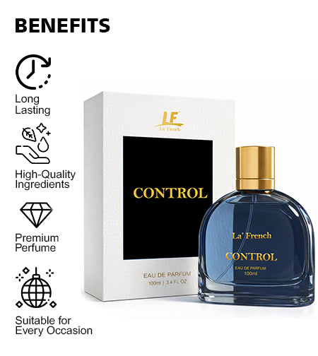 Control Perfume 100ml – Unisex Long Lasting Eau De Parfum for Men & Women | Premium Fragrance | Perfect for daily wear & gifting. promises