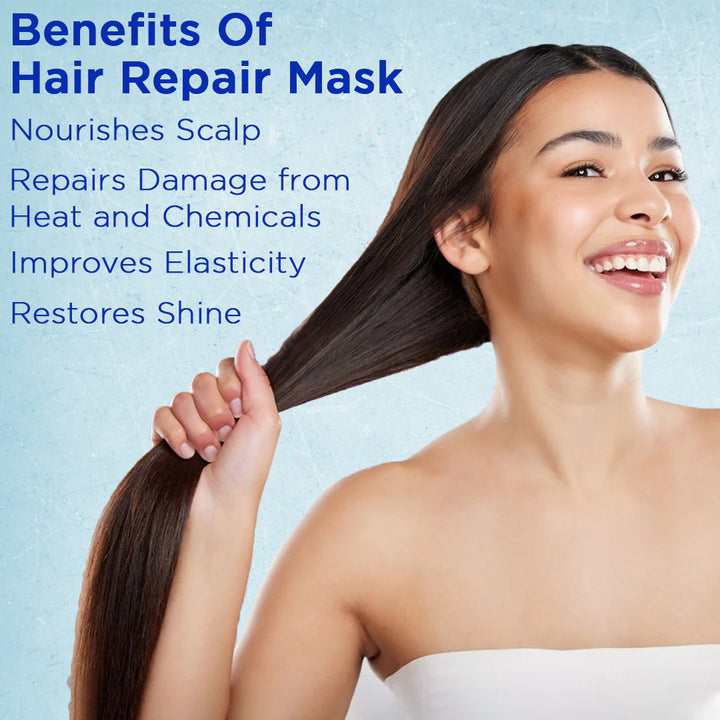 Repair Hair Mask 900ml - Deep Conditioner Hair Mask with Keratin, Argan Oil & Avocado Oil for Dry & Damaged Hair