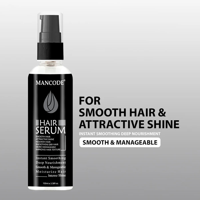 Hair Polishing & Smoothening Serum 100ml  | Silky Smooth Hair Serum for Men & Women | Anti-Frizz Shine Serum | Lightweight Hair Styling & Nourishing Serum - our product