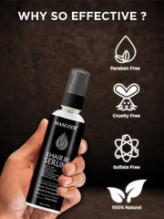 Hair Polishing & Smoothening Serum 100ml  | Silky Smooth Hair Serum for Men & Women | Anti-Frizz Shine Serum | Lightweight Hair Styling & Nourishing Serum