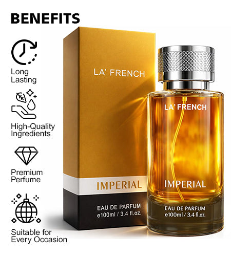 Imperial Eau De Parfum 100ml | Long Lasting Oriental Woody Fragrance | Premium Unisex Perfume for Men & Women | Royal & Luxurious Scent promises