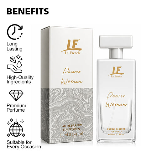 Power Women Perfume 100ml – Long Lasting Eau De Parfum | Vanilla Sweet Bold Luxury Fragrance for Women promises